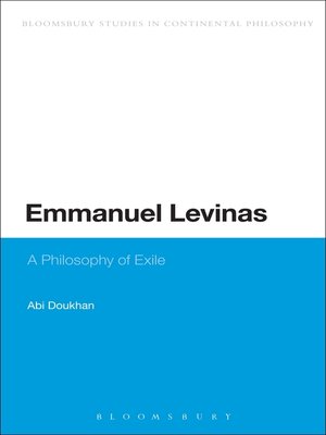cover image of Emmanuel Levinas